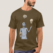 Juggler Juggling Skulls Fantasy Shirt (Voorkant)