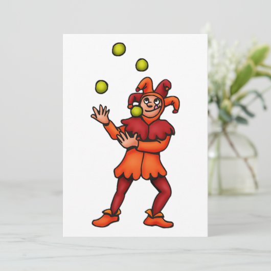 Juggler Kaart (Staand voorkant)