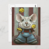 Juggler Mouse Briefkaart (Voorkant / Achterkant)