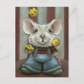 Juggler Mouse Briefkaart (Voorkant)