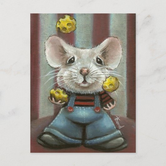 Juggler Mouse Briefkaart (Voorkant)