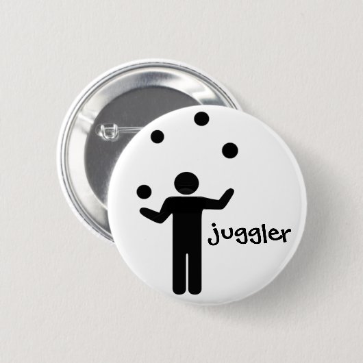 Juggler Pin Ronde Button 5,7 Cm (Voorkant /achterkant)