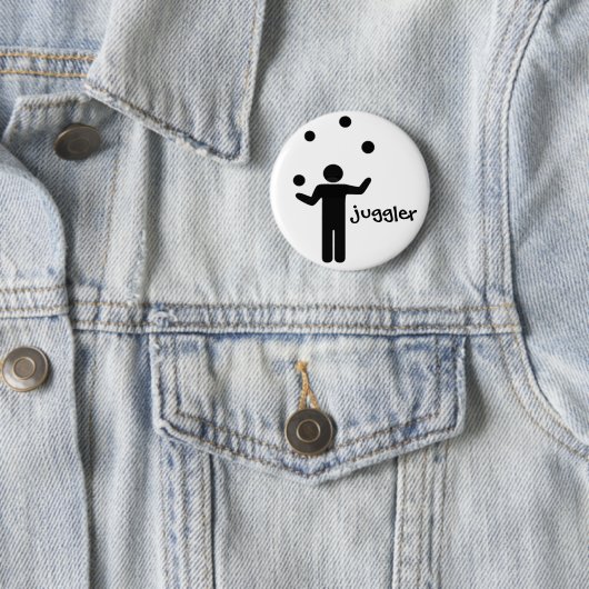 Juggler Pin Ronde Button 5,7 Cm (In situ)