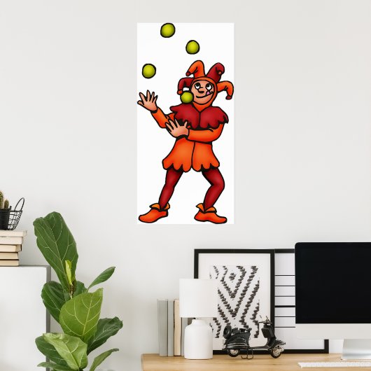 Juggler Poster (Thuiskantoor)