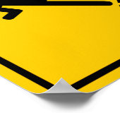 Juggler-verkeersweg Poster (Hoek)