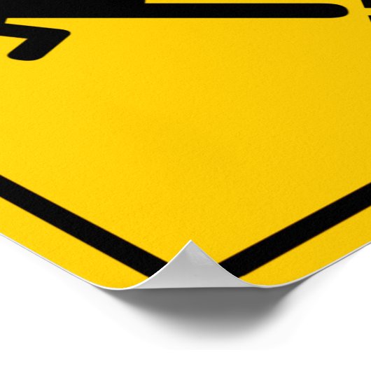 Juggler-verkeersweg Poster (Hoek)