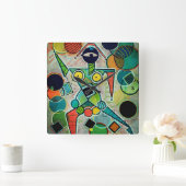 "Juggler" Wall Clock Vierkante Klok (Huis)