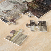 Jugglers die in het gerechtshof van een Mandarijns Legpuzzel (Zijkant)