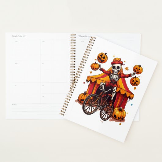 Juggling Bones � Grappige Circus Schedel Planner (Display)