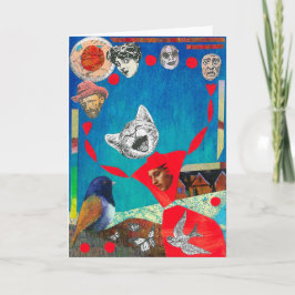 Juggling Cat Wenskaart Kaart