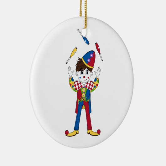 Juggling Circus Clown Ornament (Rechts)