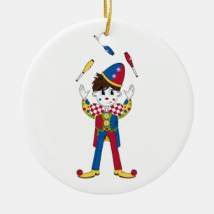 Juggling Circus Clown Ornament