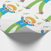 Juggling Clown Cadeaupapier (Hoek)