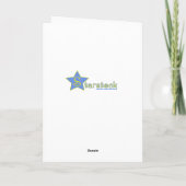 Juggling Clown, Circus Tent, Birthday Kaart (Achterkant)