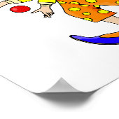 Juggling Clown Poster (Hoek)