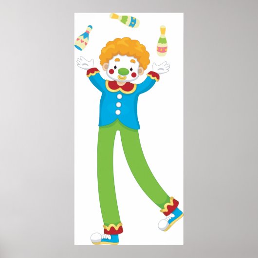 Juggling Clown Poster (Voorkant)