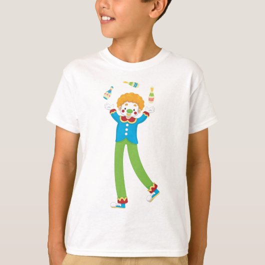 Juggling Clown T-shirt (Voorkant)