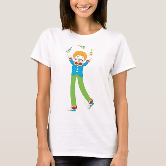 Juggling Clown T-shirt (Voorkant)