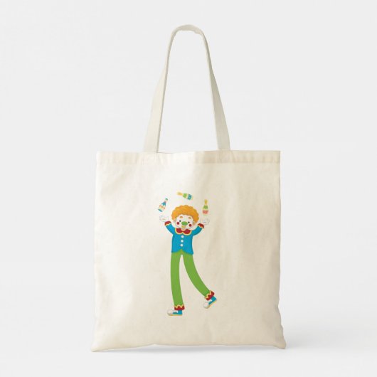 Juggling Clown Tote Bag (Achterkant)