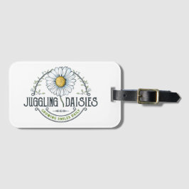 Juggling Daisies Logo Bagagelabel