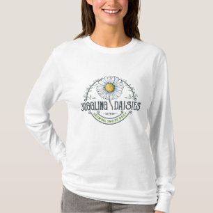 Juggling Daisies Logo Draag - Lange T-shirt