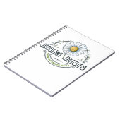 Juggling Daisies Logo Notitieboek (Linkerzijde)