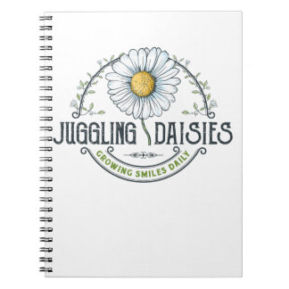 Juggling Daisies Logo Notitieboek