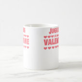 Juggling Is My Valentine Valentines Day Funny Jugg Koffiemok (Center)