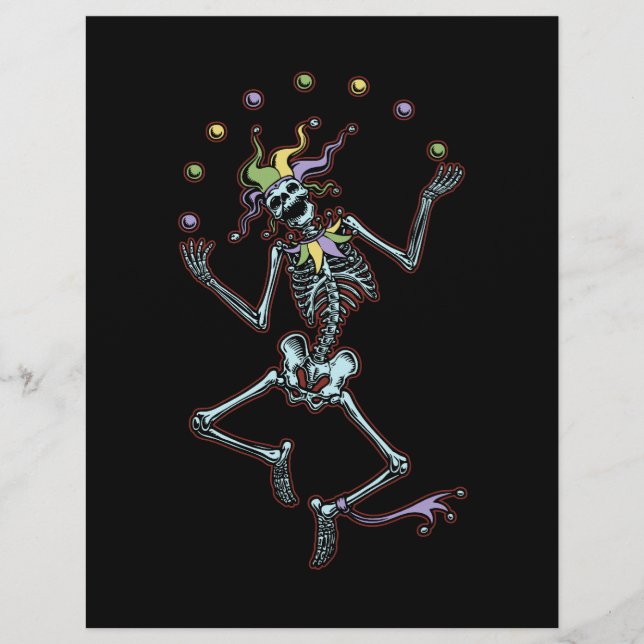 Juggling Jester Skeleton (Voorkant)