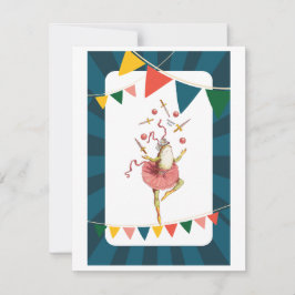 Juggling kikker notitiekaartje