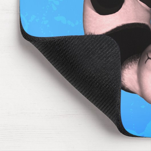 Juggling Panda Beer en bloemen Inspirerend Muismat (Hoek)