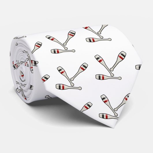 Juggling Pins Stropdas (Opgerold)