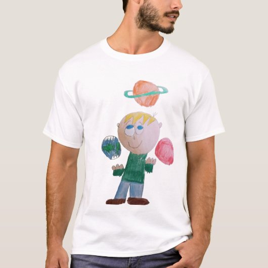 Juggling Planets Crew T-shirt (Voorkant)
