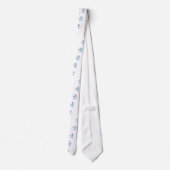 Juggling Snowman Entertainer Stropdas (Achterkant)