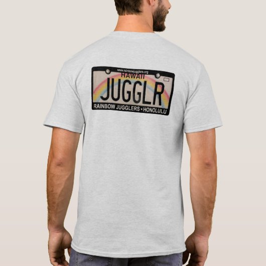 JUGGLR-licentie Bord T-Shirt (Achterkant)