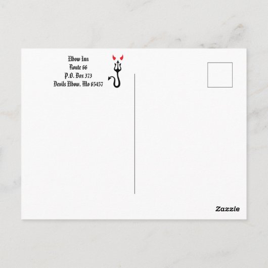 "Jug's Winery" Elbow Inn Post Kaart (Achterkant)