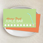 Juice Bar Klant Loyalty Punch