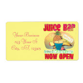 Juice Bar Sign Thunder_Cove Etiket (Voorkant)