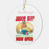 Juice Bar Sign Thunder_Cove Keramisch Ornament (Links)