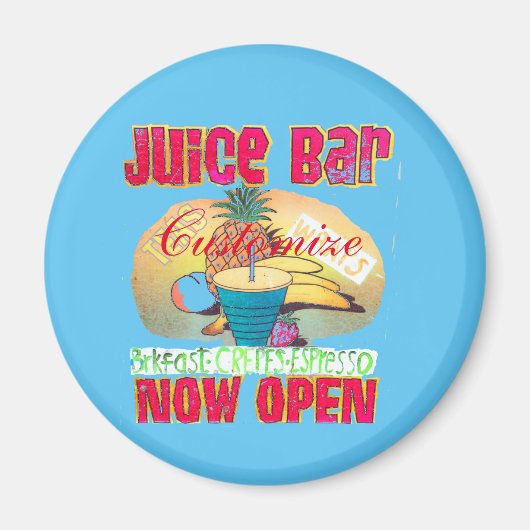 Juice Bar Sign Thunder_Cove Magneet (Voorkant)