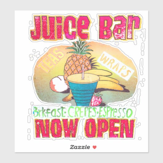 Juice Bar Sign Thunder_Cove Sticker (Vel)