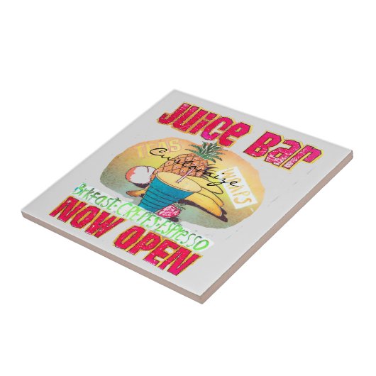 Juice Bar Sign Thunder_Cove Tegeltje (Zijkant)