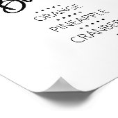 Juice Bar-teken Poster (Hoek)