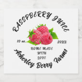 Juice Behoudt Gepersonaliseerde Klassieke CLA Likeurfles Etiket (Enkel label)