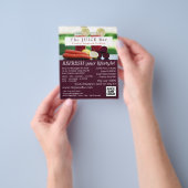 Juice Blend, Juice Bar Adverteren Flyer (Hand)