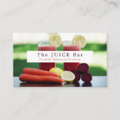 Juice Blend, Juice Bar Visitekaartje (Voorkant)