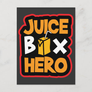 Juice Box Hero Type 1 Diabetes Awareness Diabetic Briefkaart