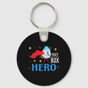 Juice Box Hero Type 1 T1d Diabetes Diabetisch Awar Sleutelhanger