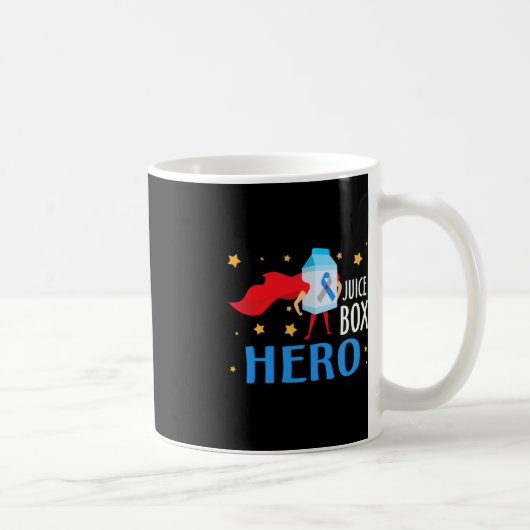 Juice Box Hero Type 1 T1D Diabetes Koffiemok (Rechts)