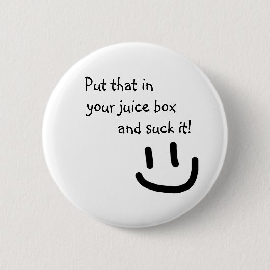 Juice Box Ronde Button 5,7 Cm (Voorkant)
